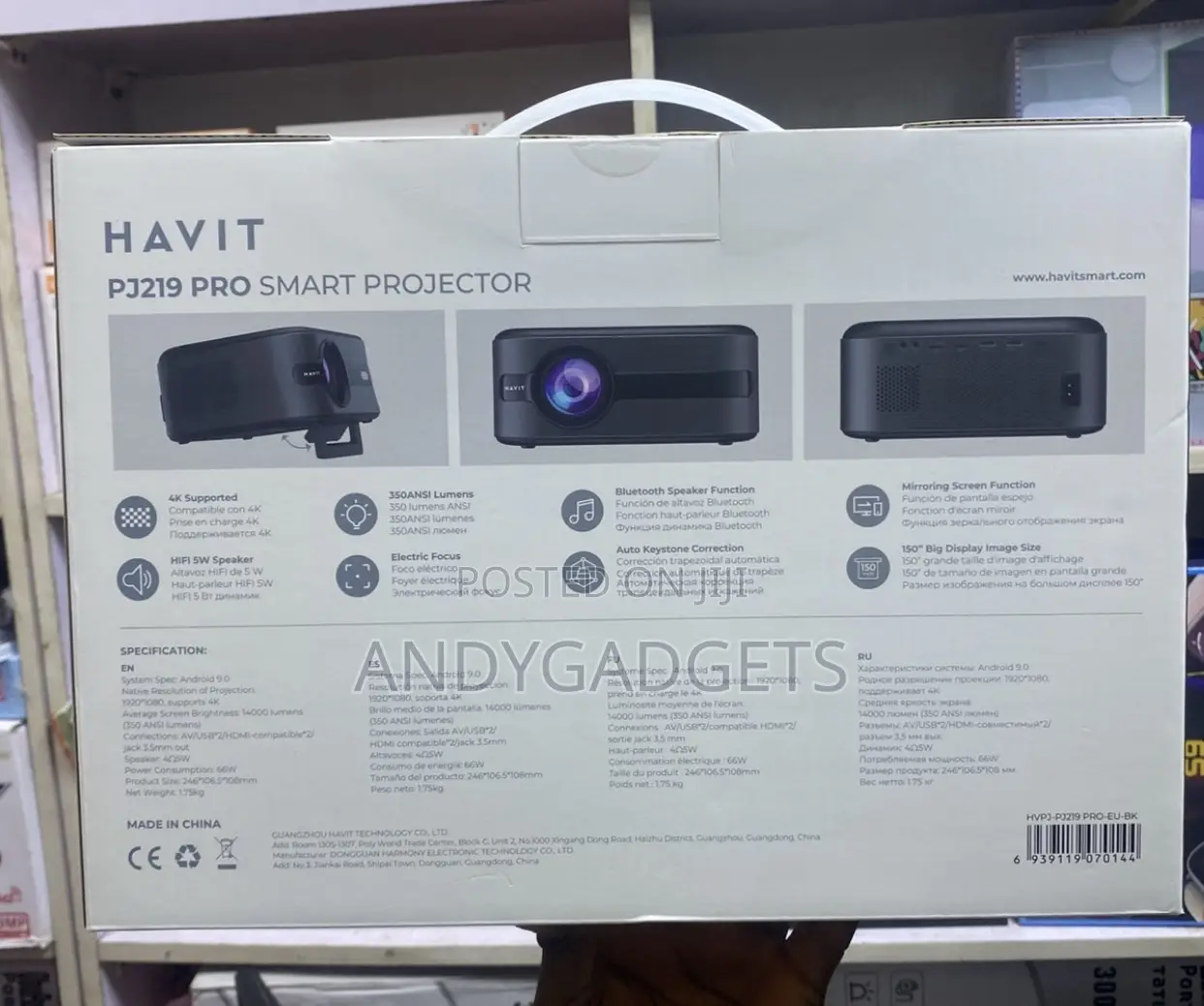 Havit Smart Projector Android Tv 9.0