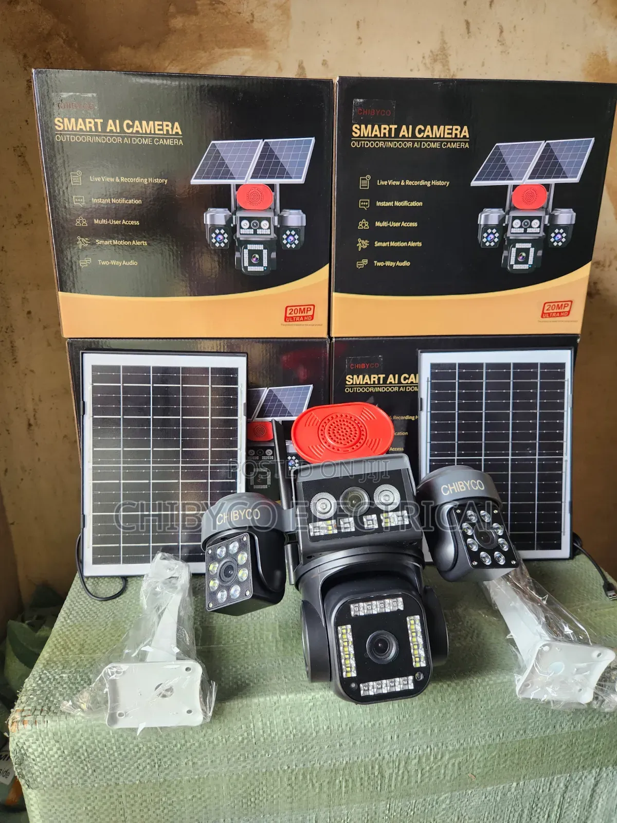 20mp 4lens Solar Camera