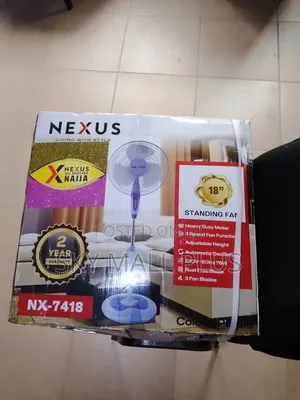Nexus Cooling Fan – Fast Air Delivery