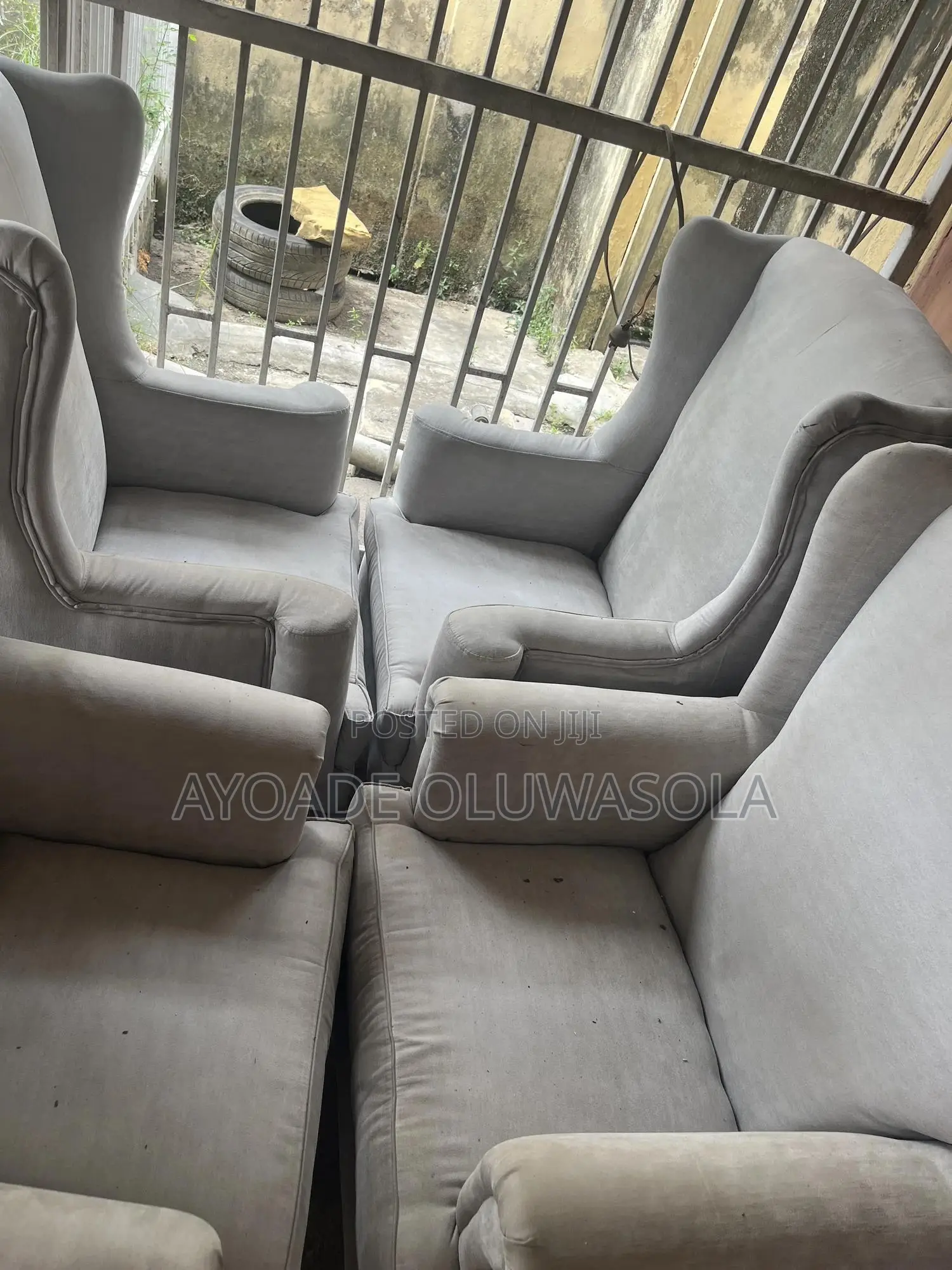 4 Set of Wing Back Chair