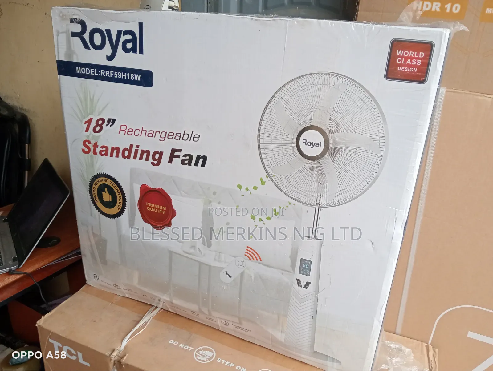 Royal Rechargeable Fan