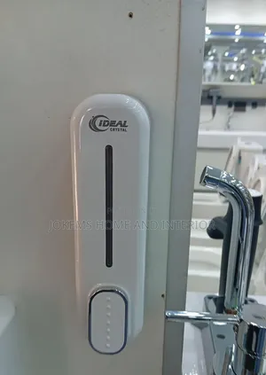 Premium Wall-Mount Soap Dispenser (White)