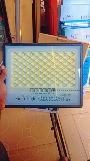 Affordable Naija Solar 300w Ip67 Street Light | No Electricity Needed