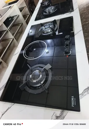 Original Phiima Latest Design Built-in 2+1 Gas Electric Cooker Hob