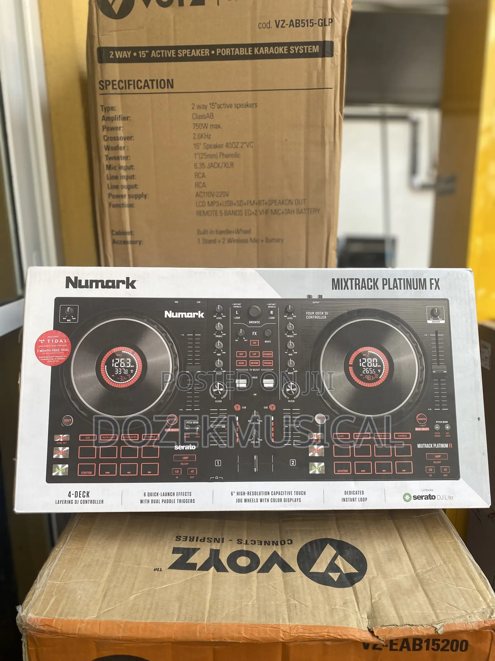 Numark Mixtrack Platinum Fx Controller