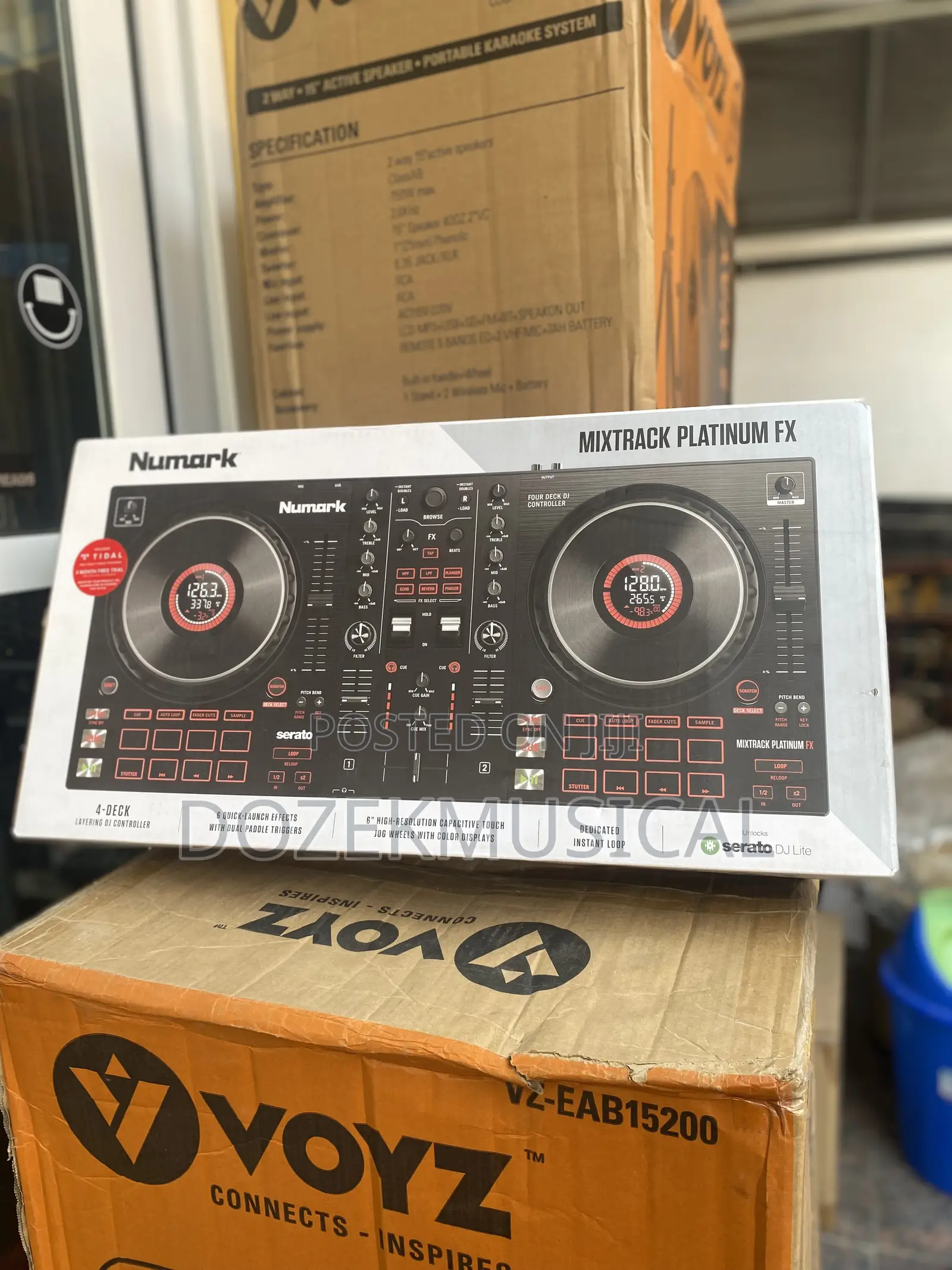 Numark Mixtrack Platinum Fx Controller