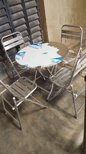 High Quality Outdoor Restaurant Bars Stainless Chair and Table