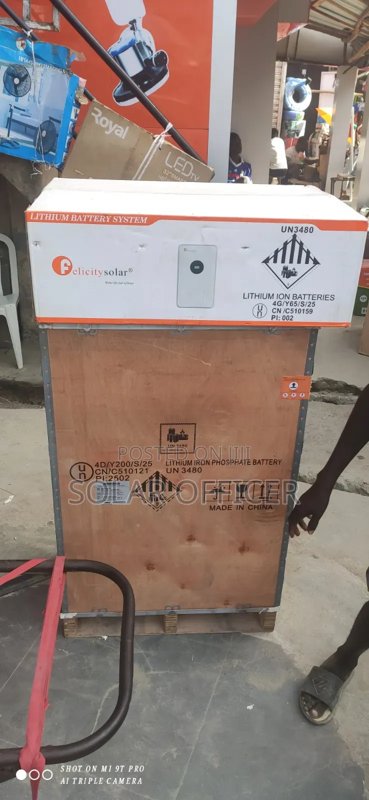 High Frequency 15kwh Felicity Lithium Battery 48v