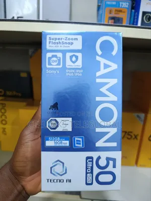 New Tecno Camon 50 Ultra 512 GB Black