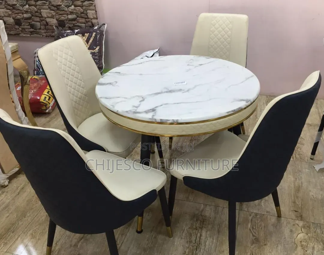 High Quality Marble Dining Table With 4 Seater