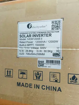 12kva 48v Ivem Felicity Transformerless Hybrid Inverter