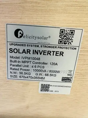 10kva 48v Felicity Hybrid Inverter Icon