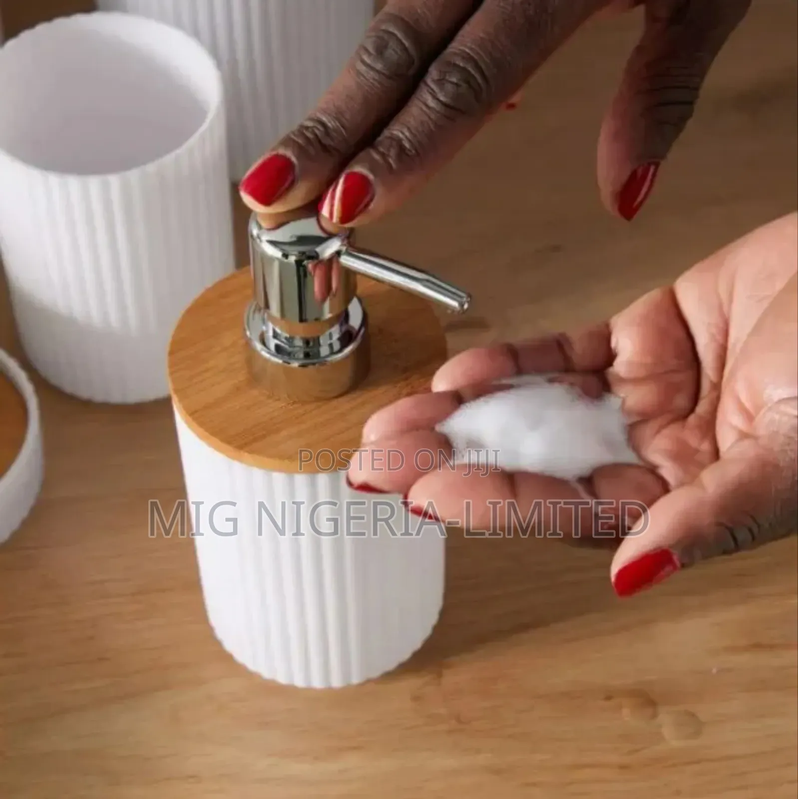 5pcs White Bathroom Set Accessory Toilet Compartment