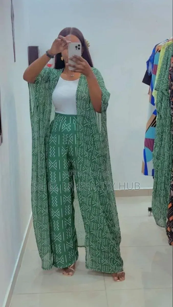 Two Piece Kimono and Pant