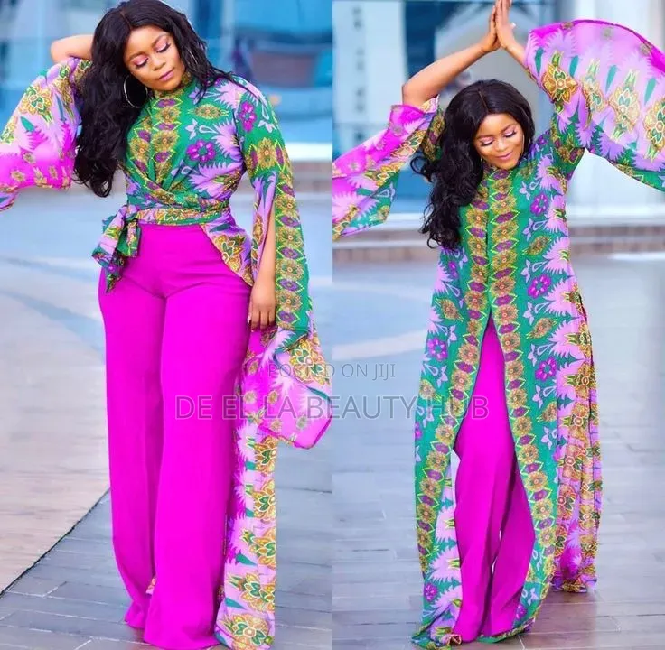 Two Piece Kimono and Pant