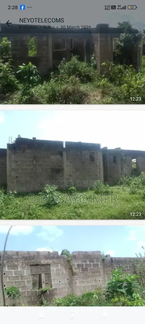 House. An Uncompleted Building One and Half Plot