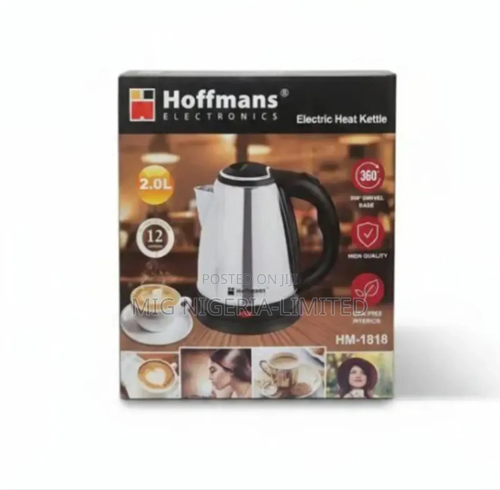 Hoffman Electric Heat Kettle 2.0l