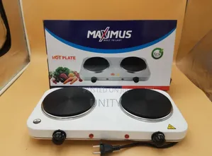 Maximus Hot Plate Double Burner. German Technology Built to Last.