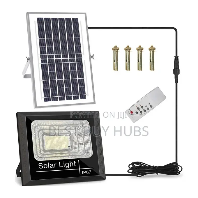 200w Solar Led Flood Light With Remote Control