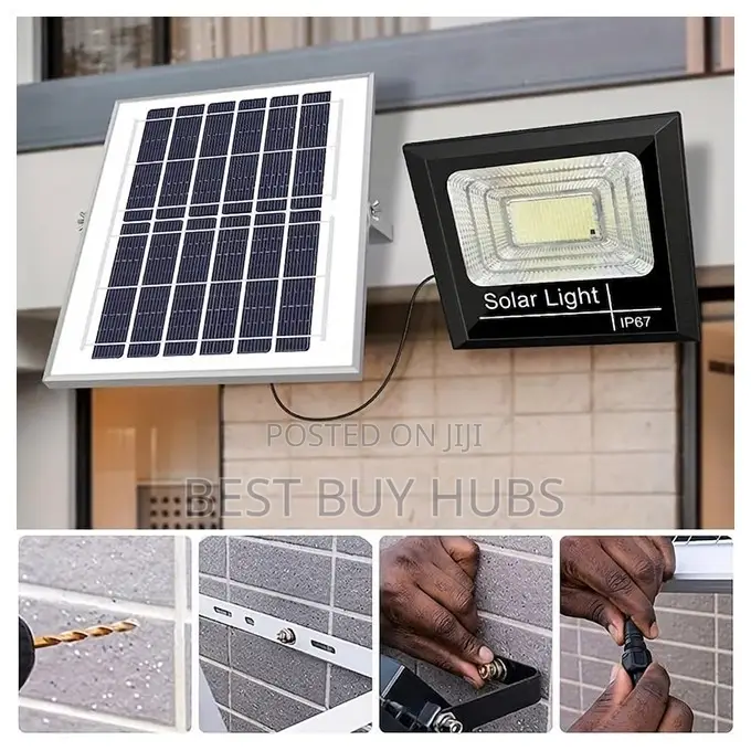 200w Solar Led Flood Light With Remote Control