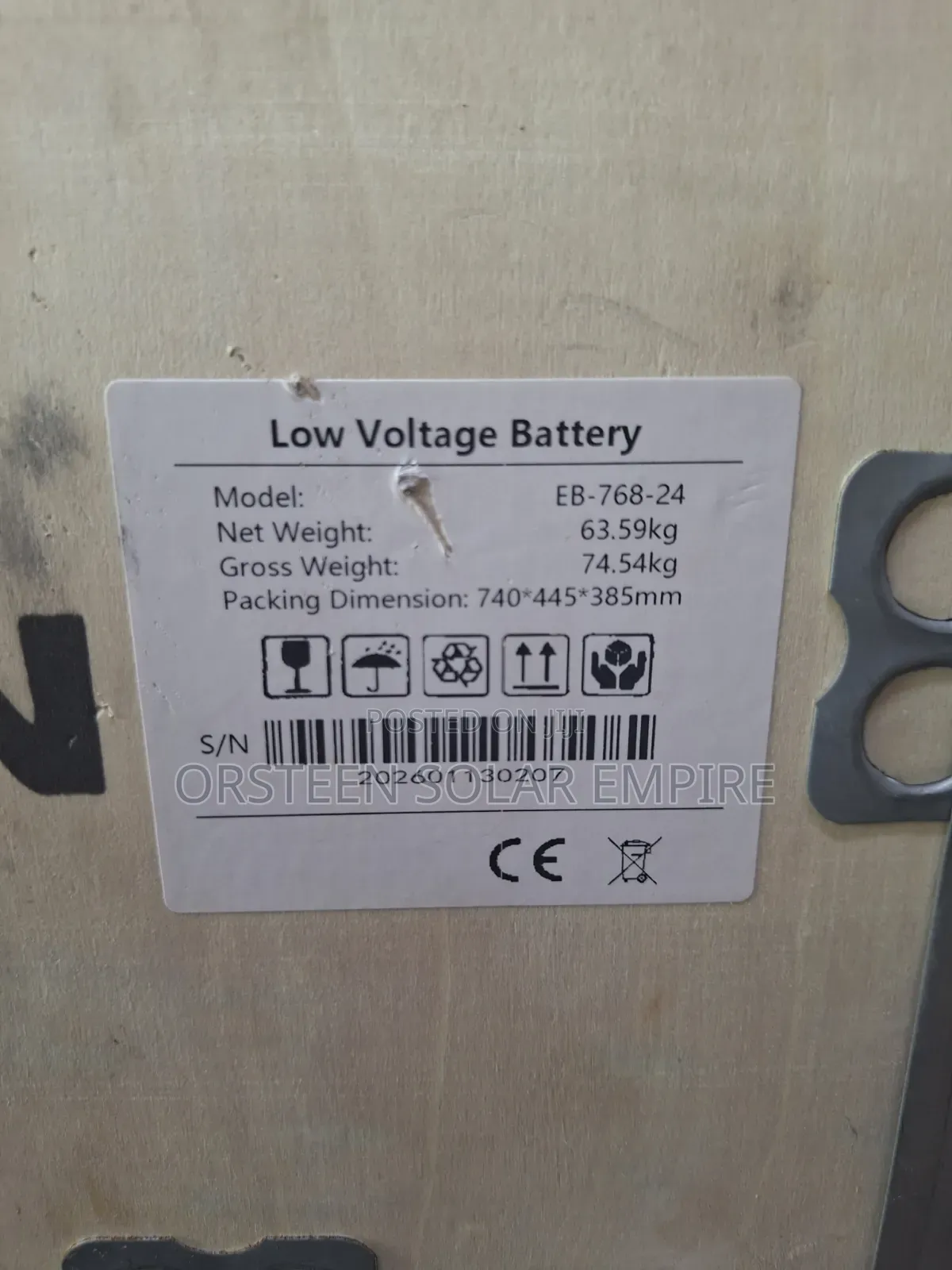 Luxsun 7.5kwh 24v Lithium Battery