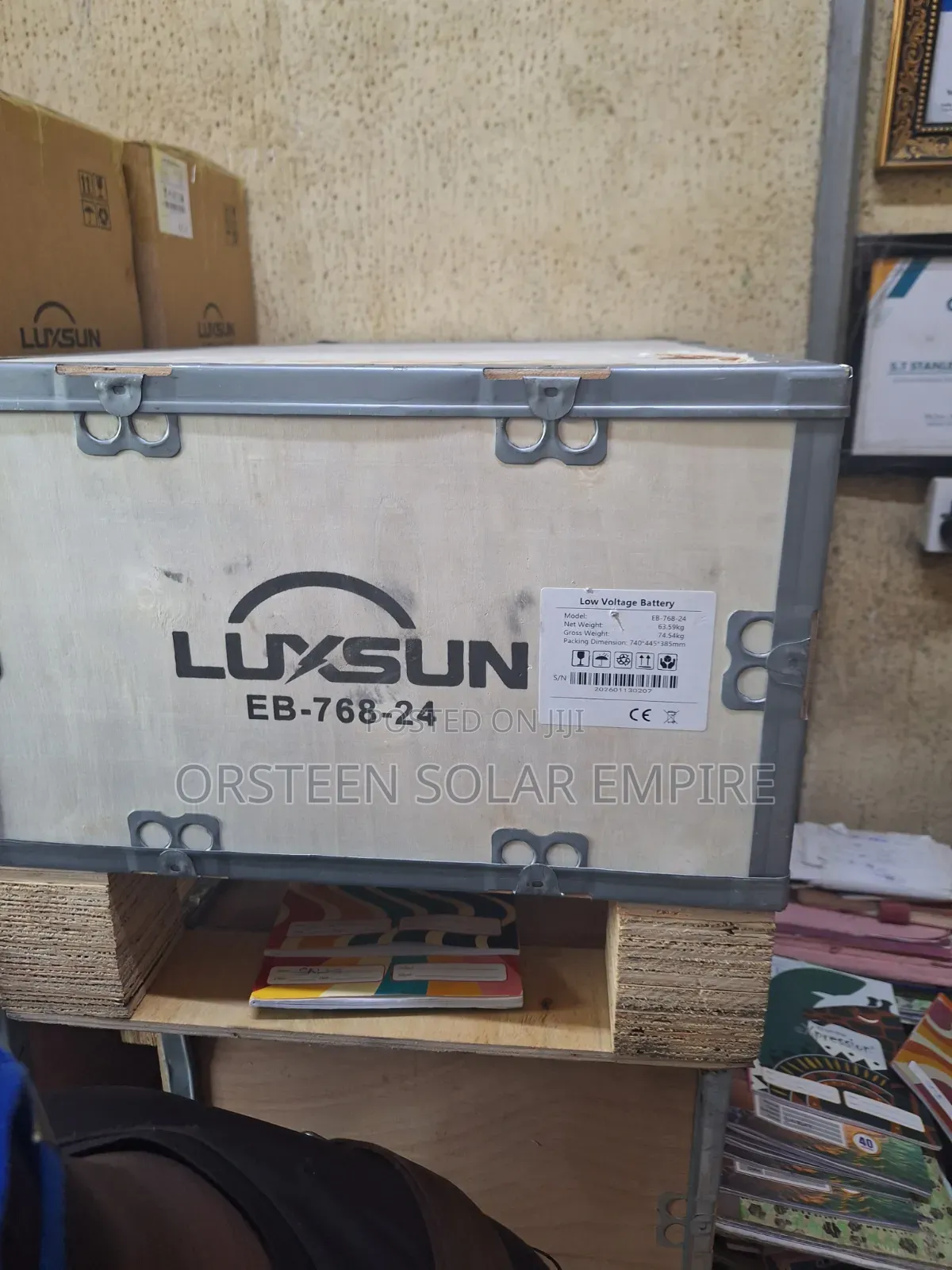 Luxsun 7.5kwh 24v Lithium Battery