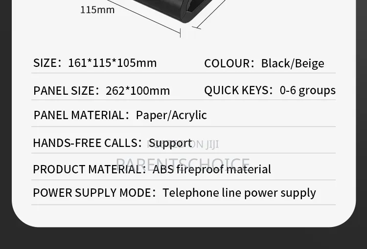 New Mobile Phone Black