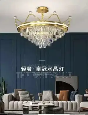 Rose Crystal Chandelier Light