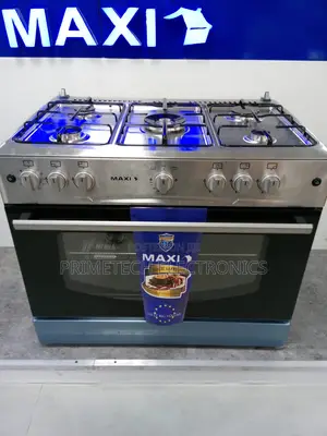 Brand New Maxi Gascooker 60*90cm 5burners(Matte Inox) 1year Warranty