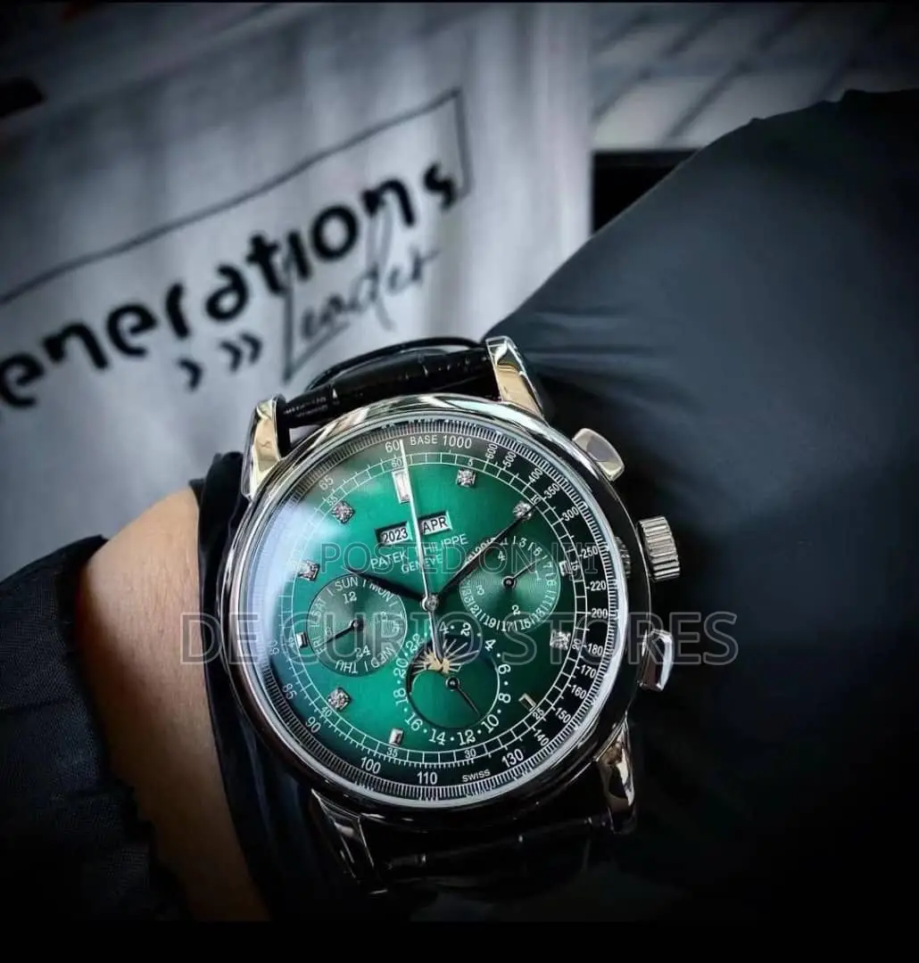 Patek Philippe Leather Watch Automatic