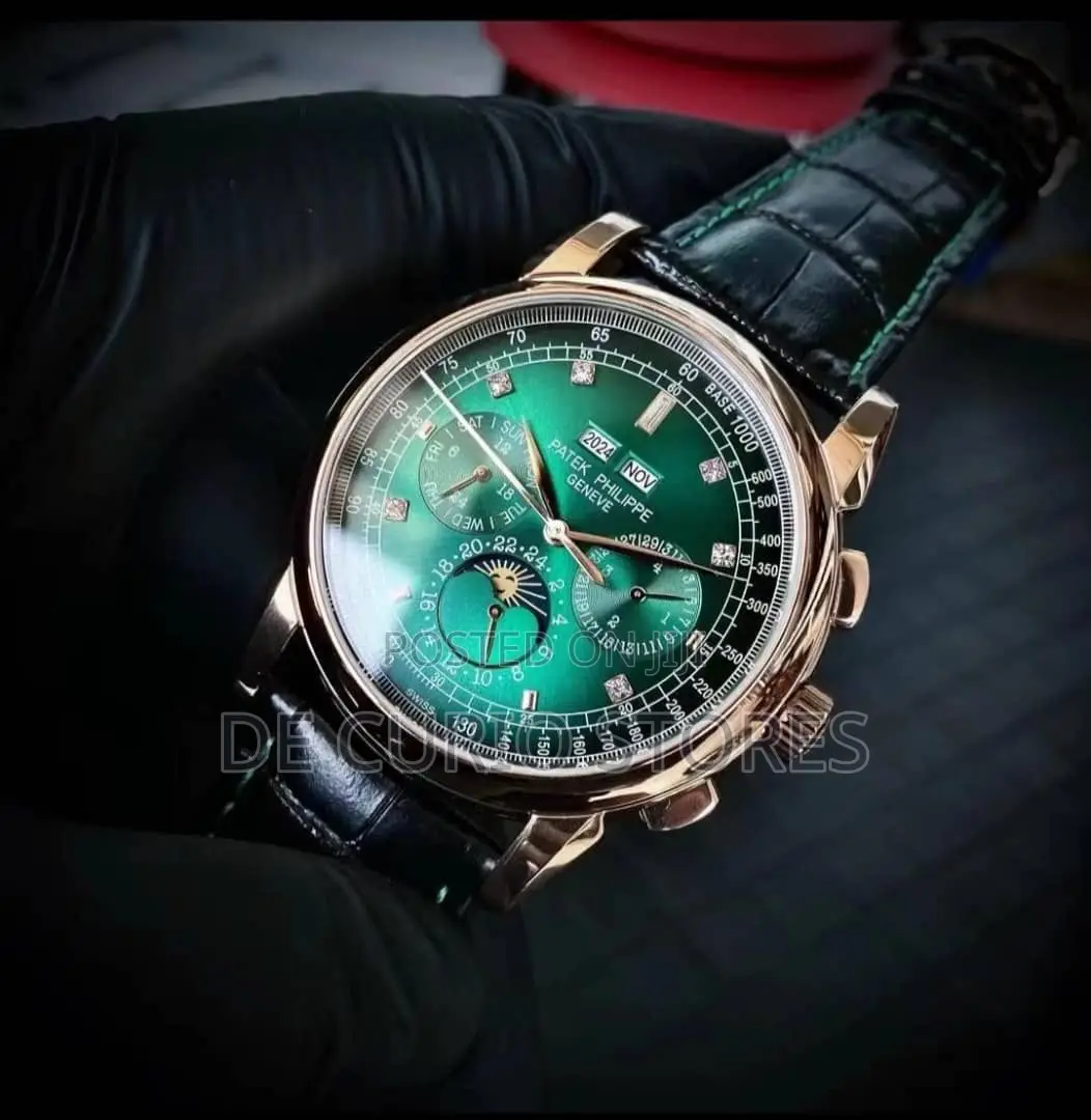 Patek Philippe Leather Watch Automatic