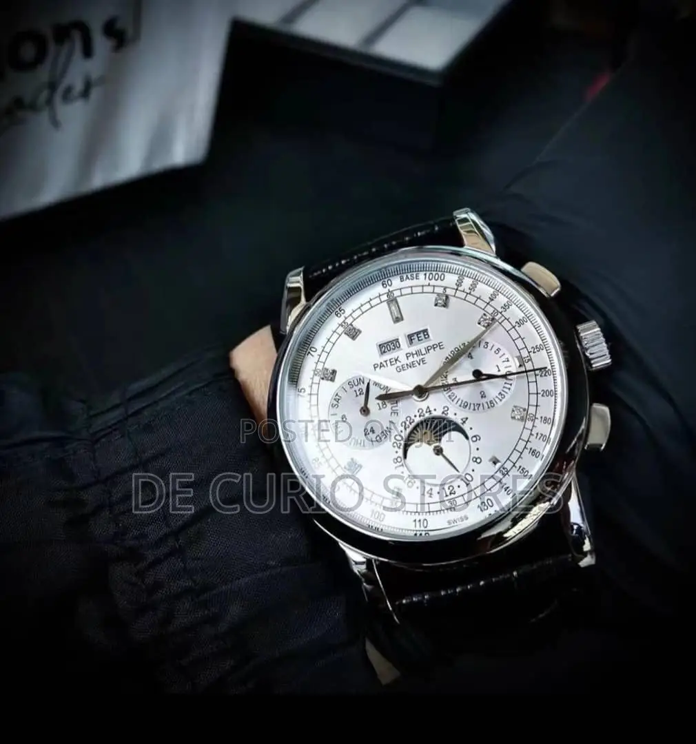 Patek Philippe Leather Watch Automatic