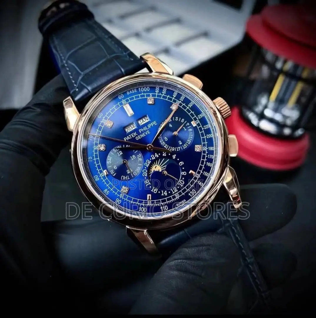 Patek Philippe Leather Watch Automatic
