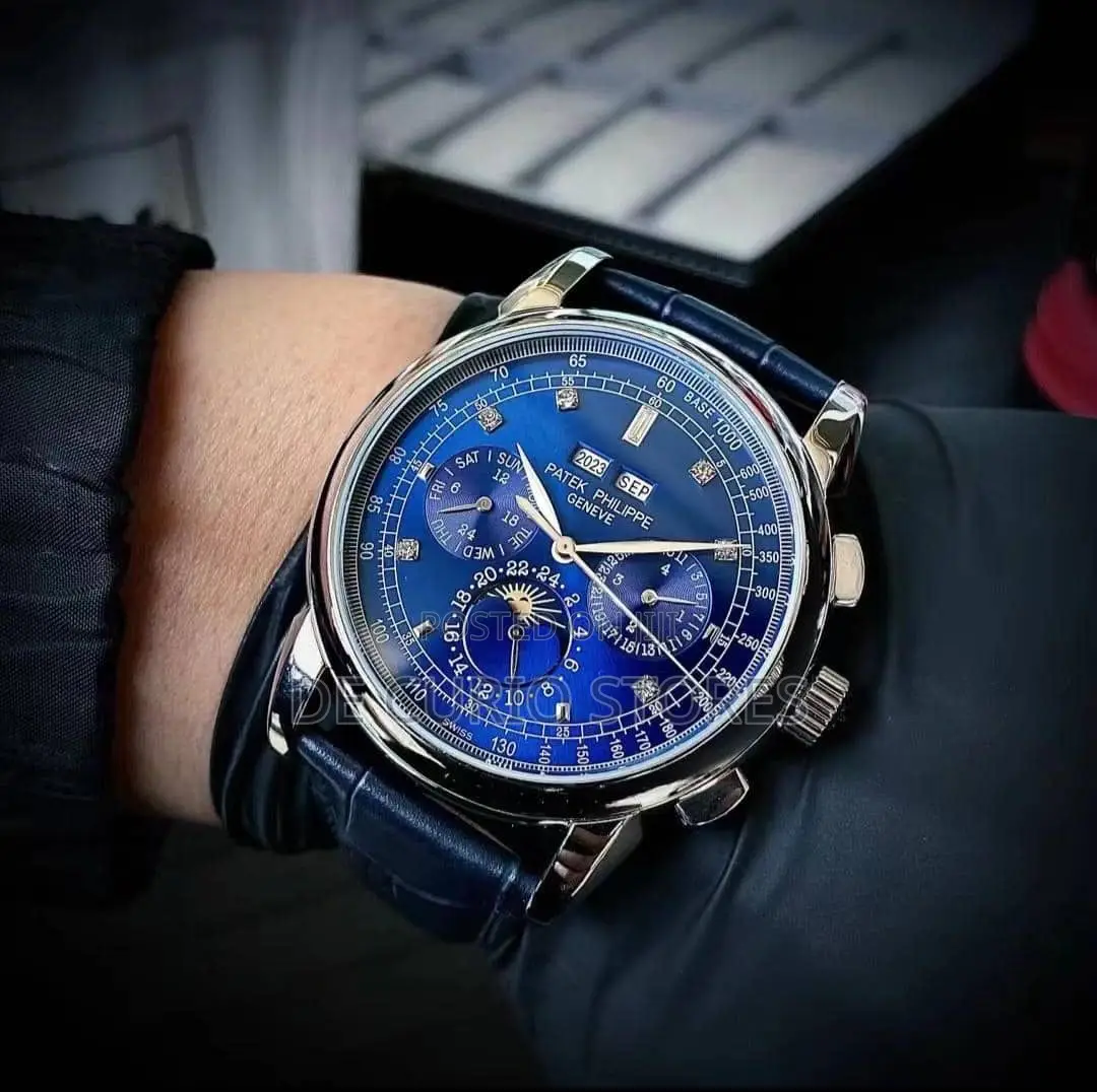 Patek Philippe Leather Watch Automatic
