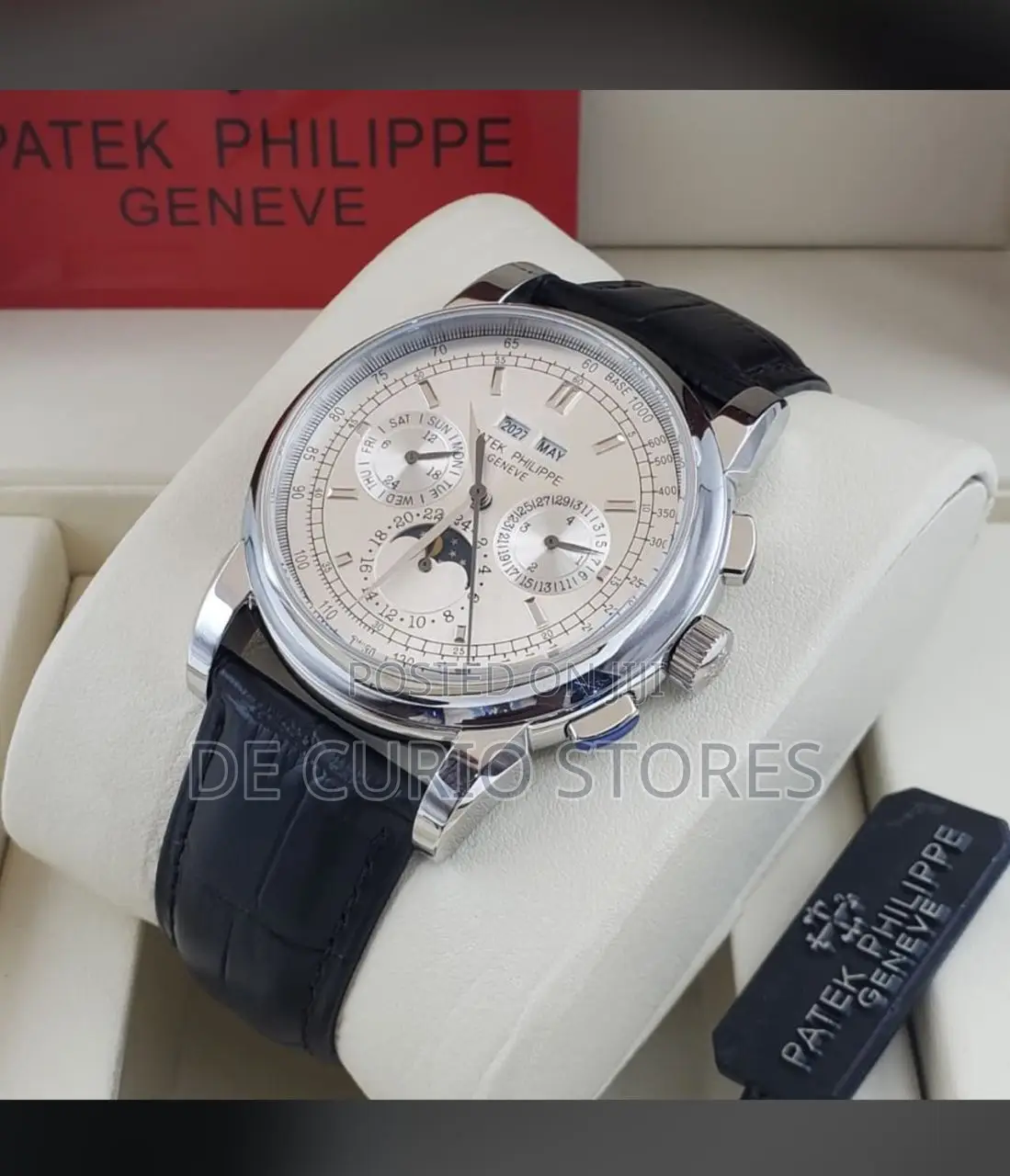 Patek Philippe Leather Watch Automatic