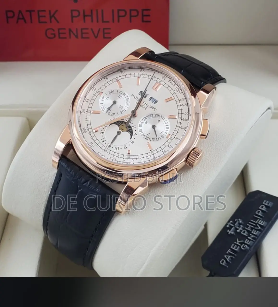 Patek Philippe Leather Watch Automatic