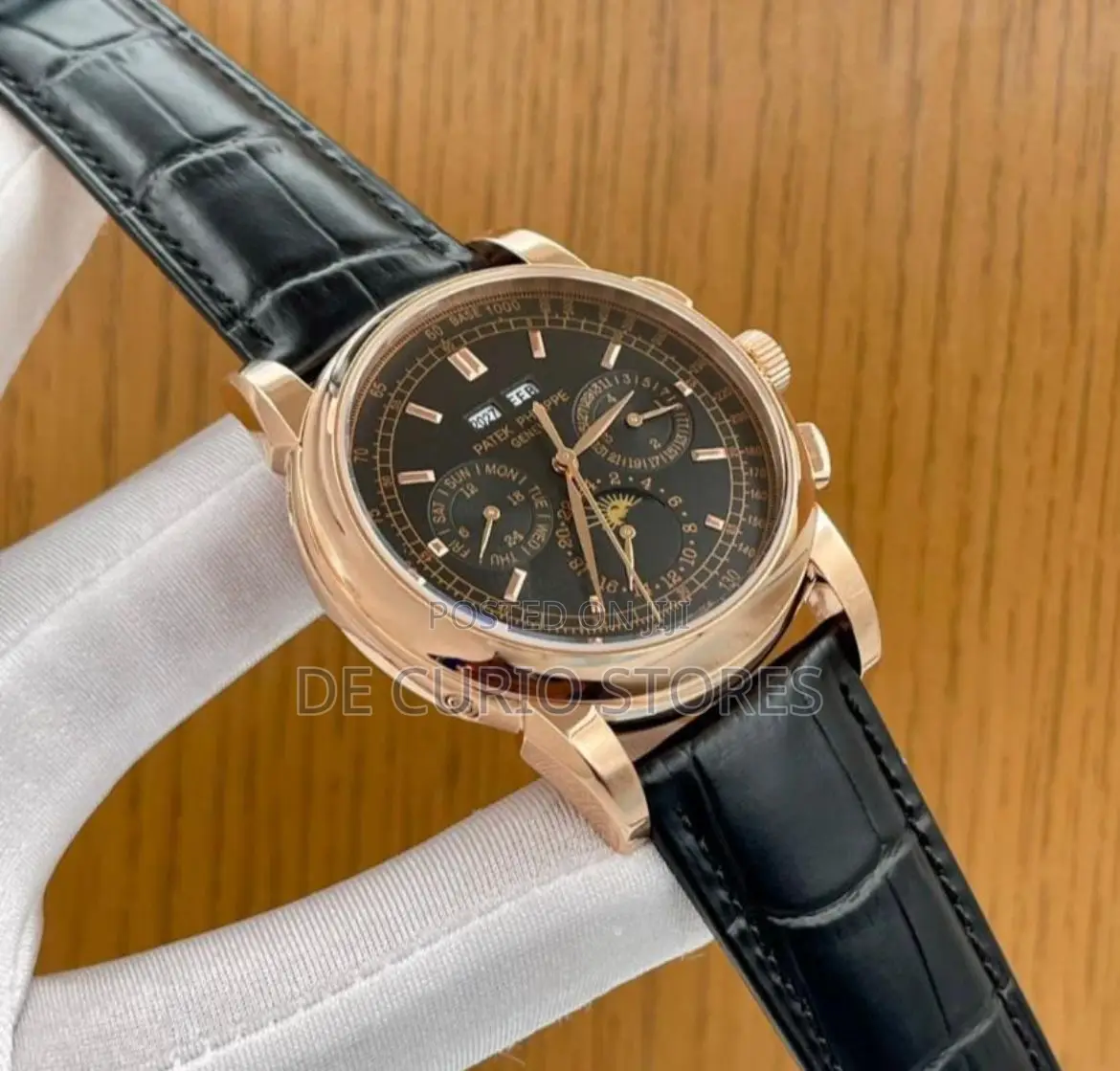 Patek Philippe Leather Watch Automatic