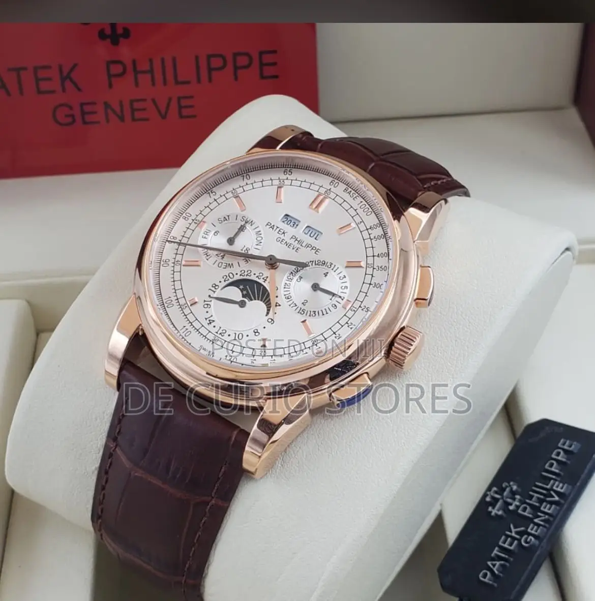 Patek Philippe Leather Watch Automatic