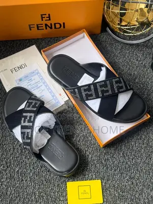 Fendi Palm Slippers