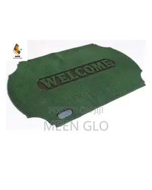 Green PVC Rubber Welcome Doormat