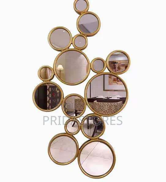 Antique Gold Living Room Decor Mirror