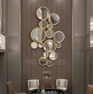 Antique Gold Living Room Decor Mirror