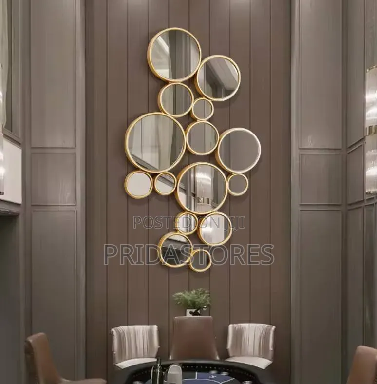 Antique Gold Living Room Decor Mirror