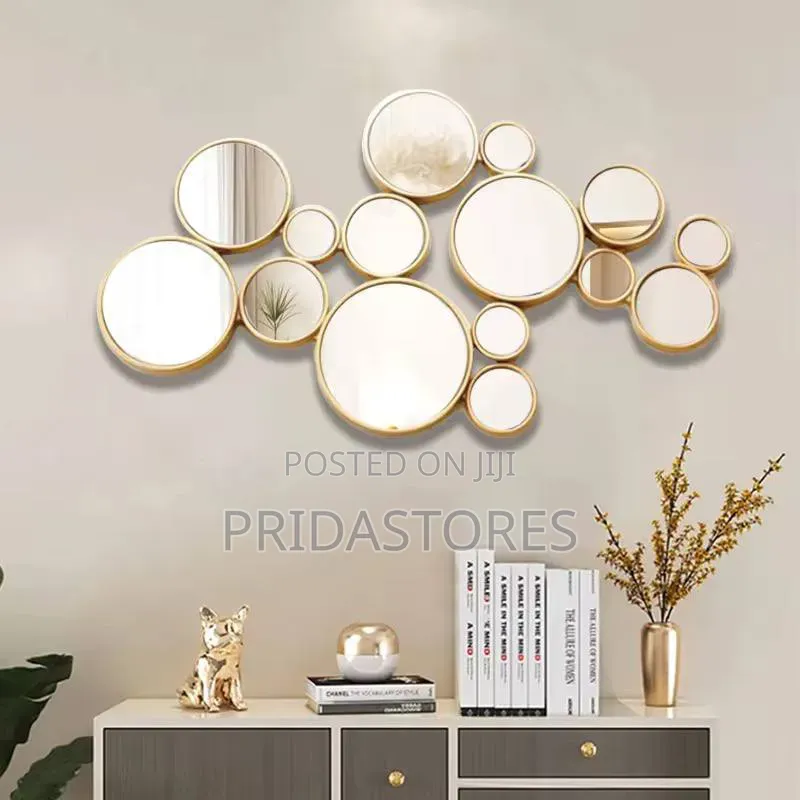 Antique Gold Living Room Decor Mirror