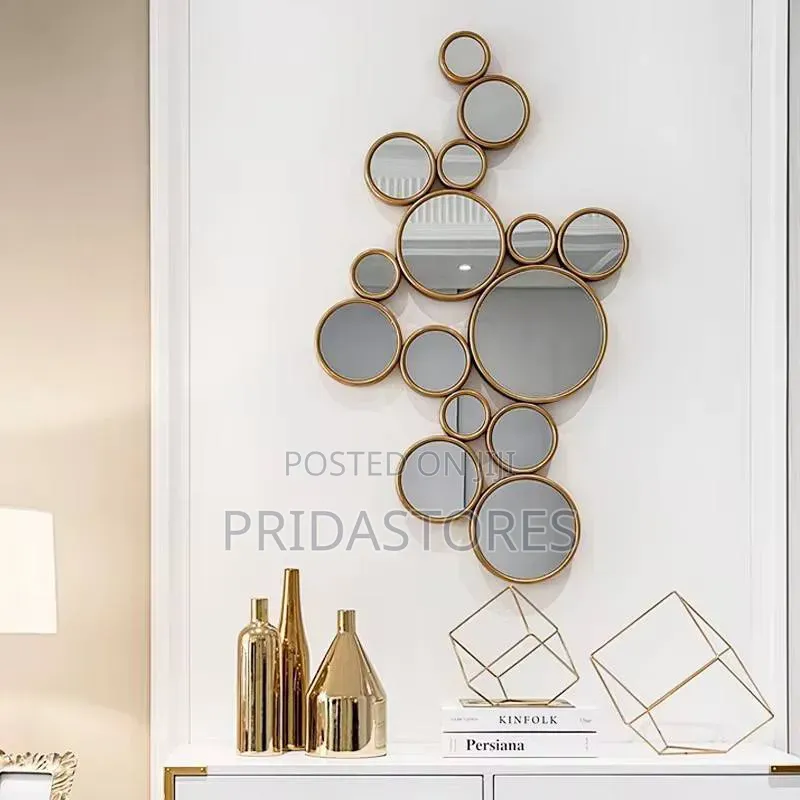 Antique Gold Living Room Decor Mirror