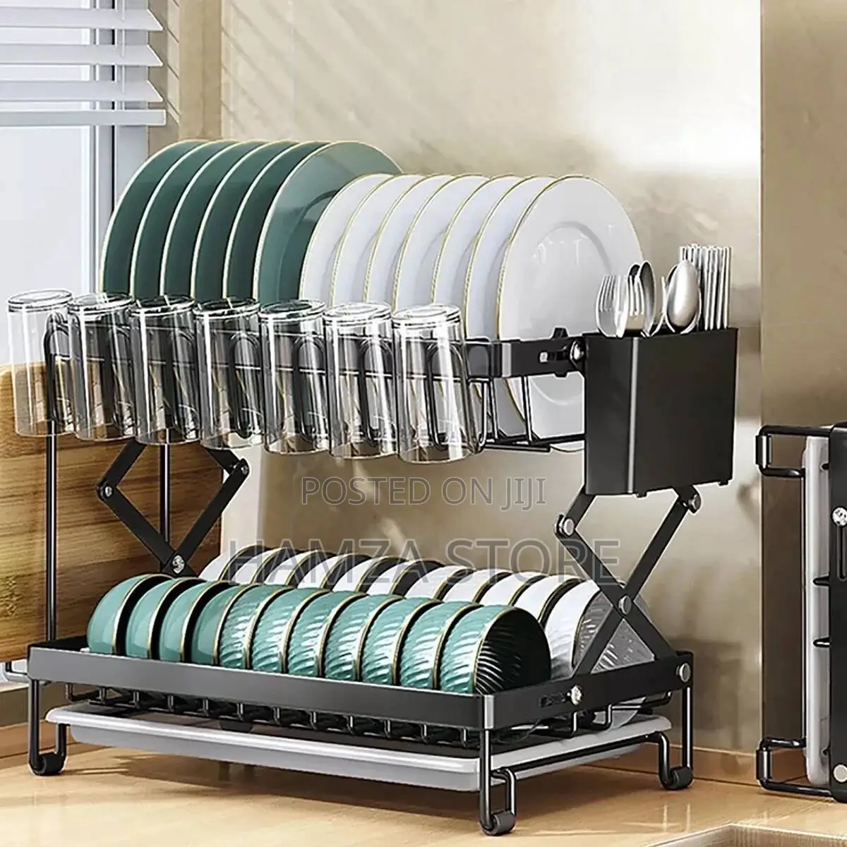 This Is a 2tier Dish Drainer Rack Storage
