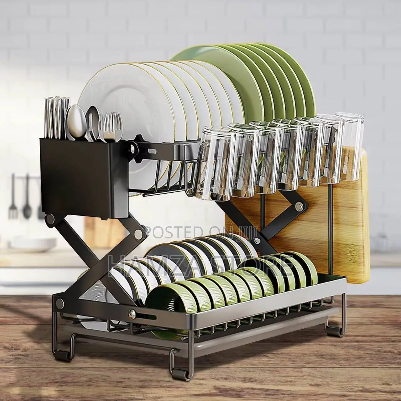 This Is a 2tier Dish Drainer Rack Storage