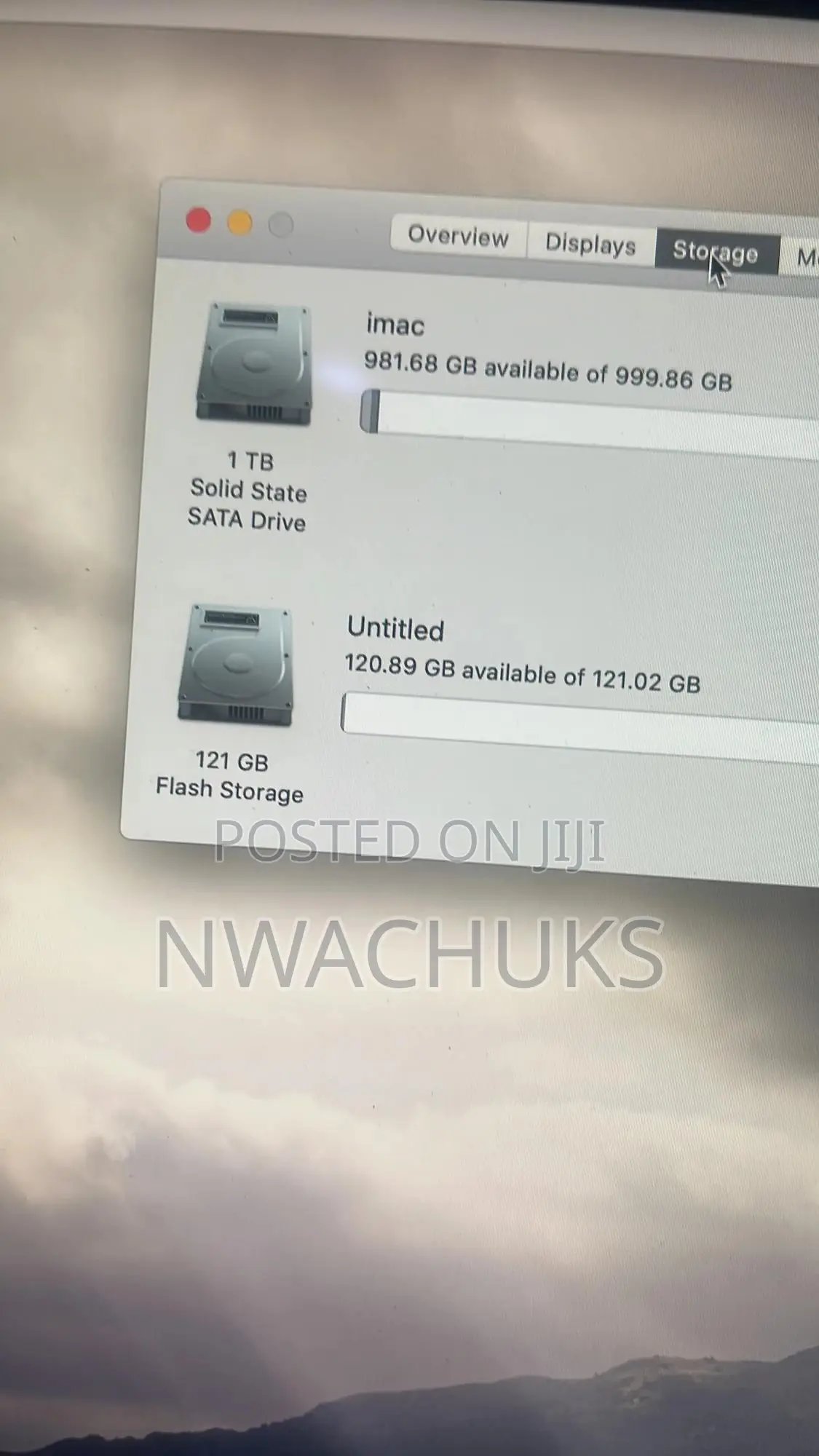 Desktop Computer Apple iMac 8GB Intel Core i7 HDD+SSD 1T