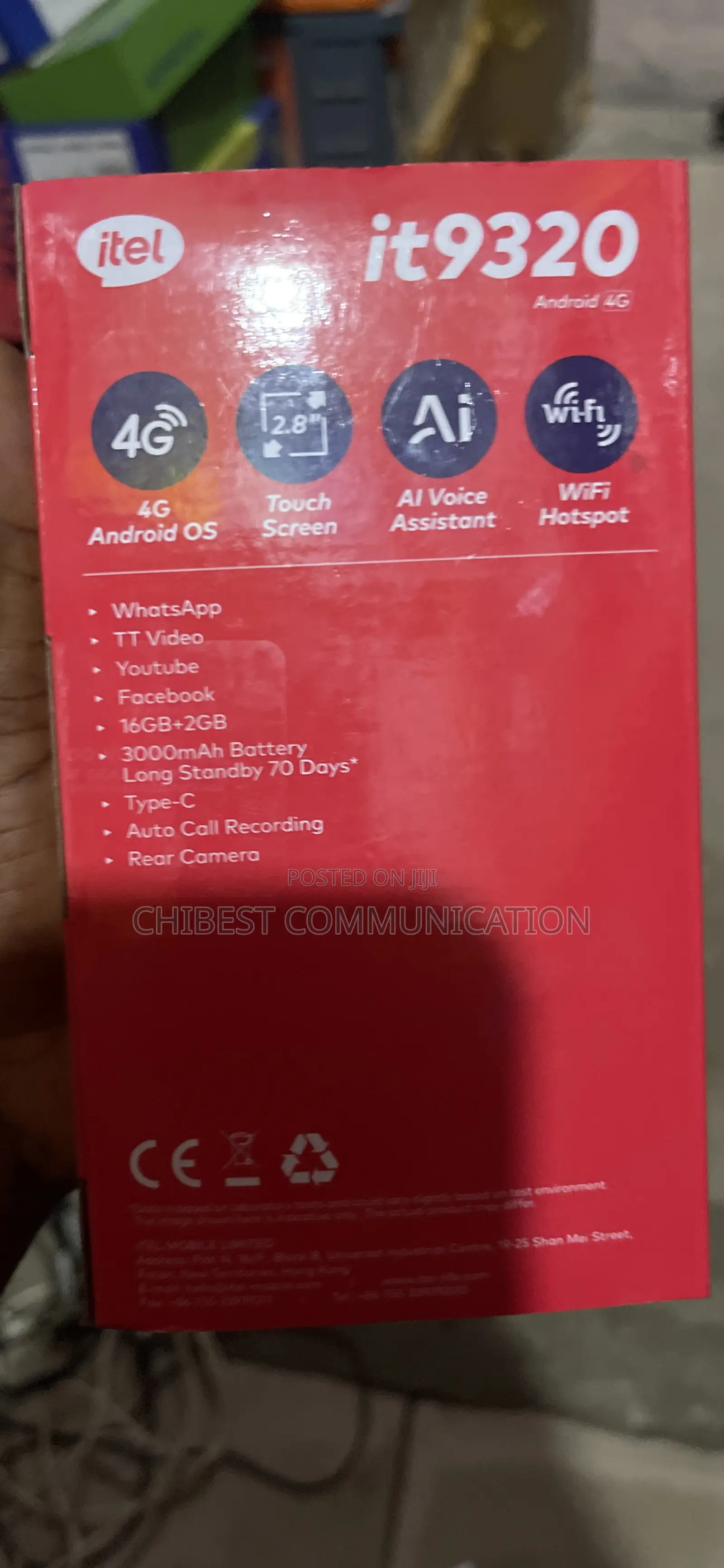 New Itel Power 900 Black
