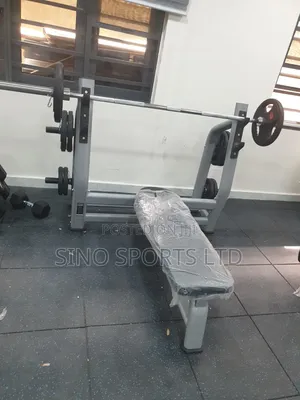 Commercial-Grade Olympic Flat Bench